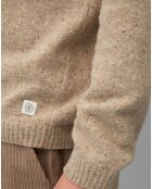 Pull en Laine mélangée camel