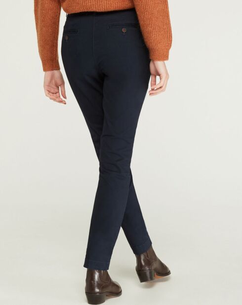 Pantalon chino Bill bleu marine
