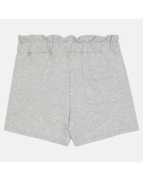 Short Rime en Coton bio molletonné gris