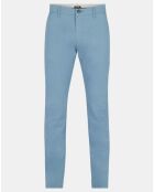 Pantalon chino droit bleu vert