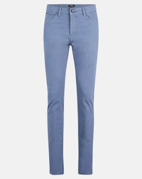 Pantalon ajusté Flex bleu gris