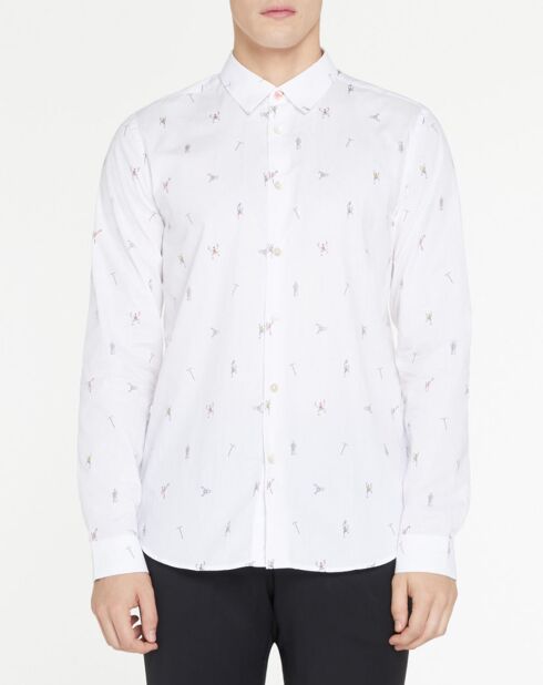 Chemise Petits Bonhommes blanche