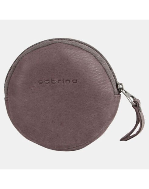 Porte-monnaie Becca gris - D.11 cm
