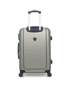 Valise Moyen Séjour 4 roues simples Porter 65 cm vert kaki
