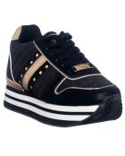 Sneakers à clous Ashley noires