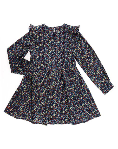 Robe en Coton motif petites fleurs multicolore