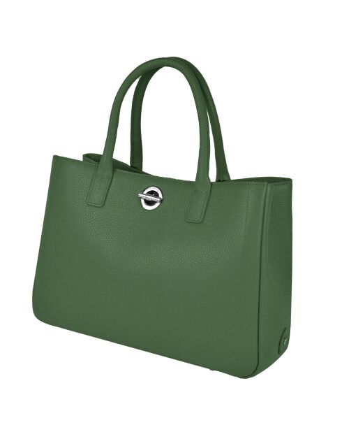 Sac à main en Cuir Paris eucalyptus - 37x25x10 cm