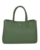Sac à main en Cuir Paris eucalyptus - 37x25x10 cm