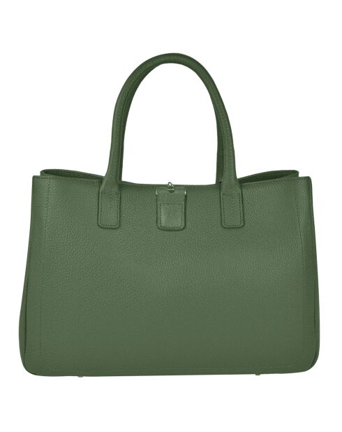 Sac à main en Cuir Paris eucalyptus - 37x25x10 cm