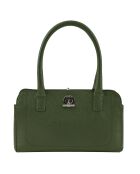 Sac porté épaule en Cuir Paris eucalyptus - 33x20x15 cm