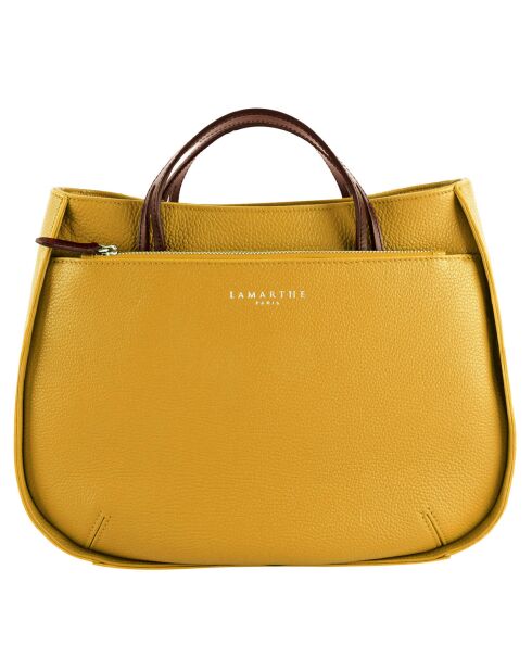 Sac à main en Cuir Fidèle ananas - 26x34x13 cm