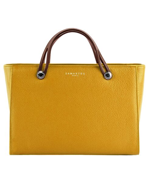 Sac à main en Cuir Fidèle ananas - 26x34x13 cm