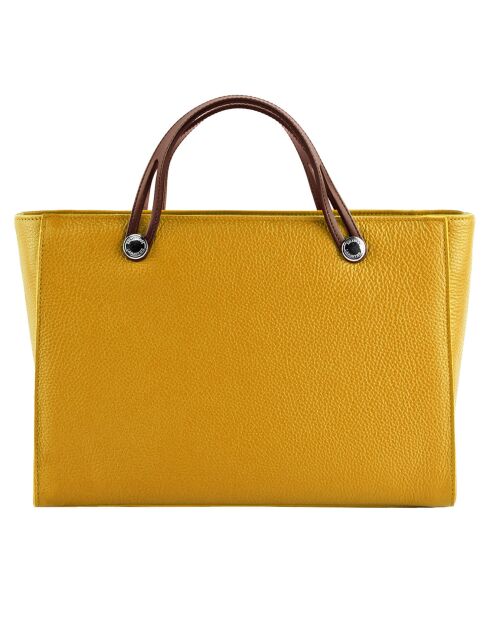 Sac à main en Cuir Fidèle ananas - 26x34x13 cm