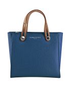 Sac à main en Cuir Fidèle marine - 25x23x12 cm