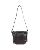 Sac bandoulière en Cuir Cult noir - 25x25x18 cm