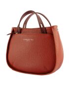 Sac à main en Cuir Fidele argile - 22x27x9 cm