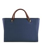Sac à main en Cuir Fidèle marine - 36x25x14 cm