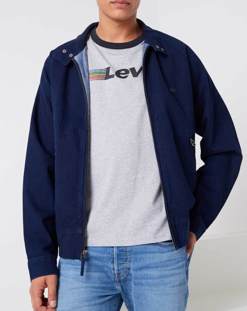Veste Harrington bleue