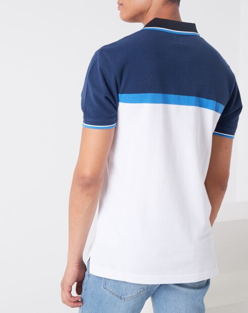 Polo Sportswear blanc/bleu