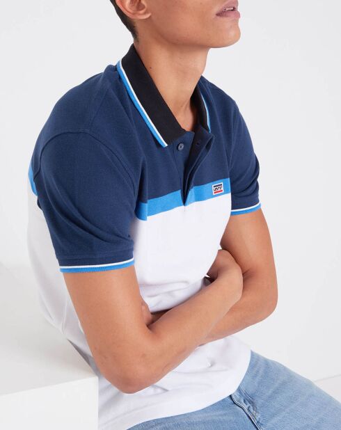 Polo Sportswear blanc/bleu