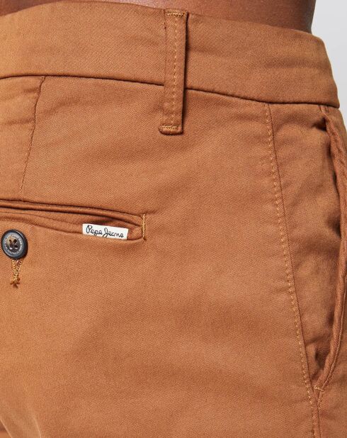 Pantalon James Knit Military camel