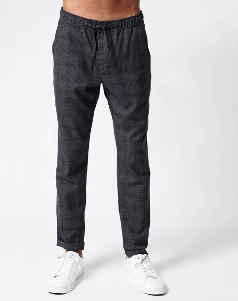 Pantalon Cordon Caro Castle imprimé gris foncé