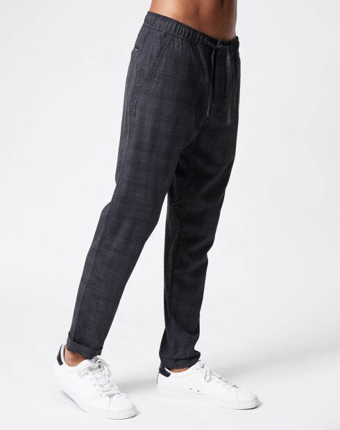 Pantalon Cordon Caro Castle imprimé gris foncé