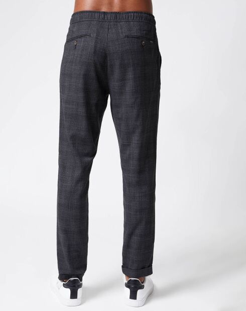 Pantalon Cordon Caro Castle imprimé gris foncé