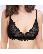 Rosana Triangel-BH ohne Bügel, schwarz