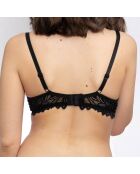 Rosana Triangel-BH ohne Bügel, schwarz