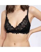 Rosana Triangel-BH ohne Bügel, schwarz