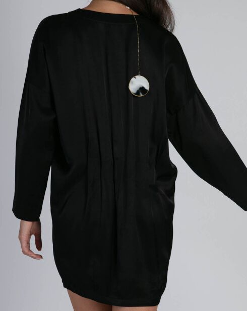 Robe courte Peter noire