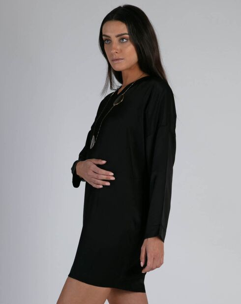 Robe courte Peter noire