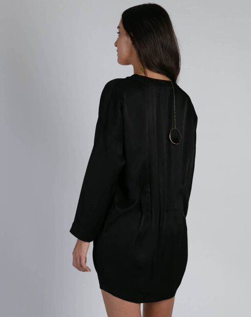 Robe courte Peter noire