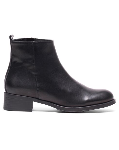 Bottines en Cuir Mia noires