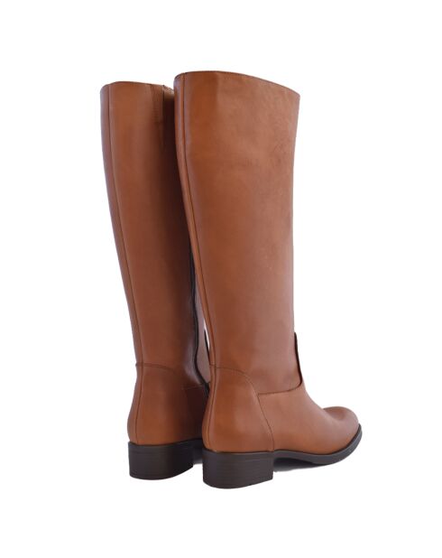 Botas de piel Eryn cognacs