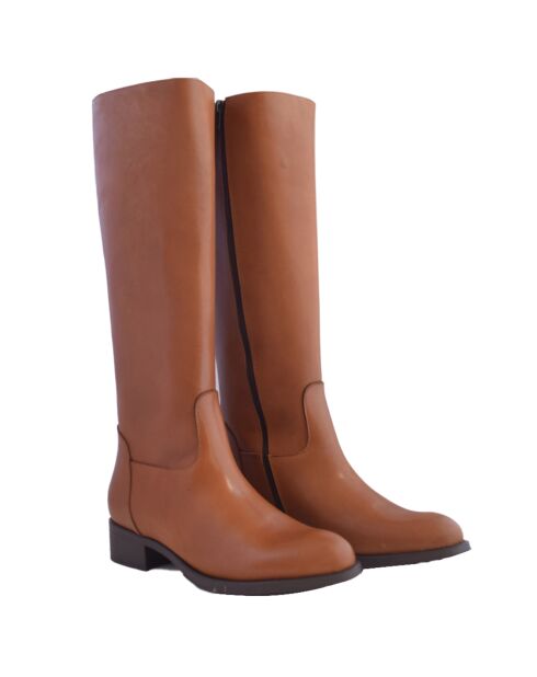 Botas de piel Eryn cognacs