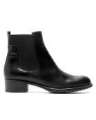 Chelsea Boots en Cuir Pearl noires
