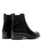 Chelsea Boots en Cuir Pearl noires