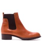Chelsea Boots en Cuir Pearl cognacs