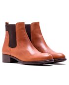 Chelsea Boots en Cuir Pearl cognacs