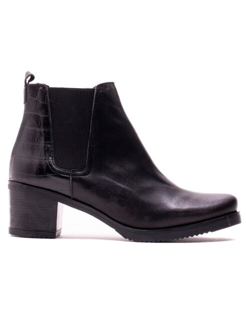Chelsea Boots en Cuir Tracy noires