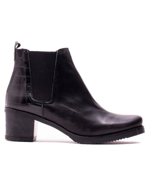 Chelsea Boots en Cuir Tracy noires