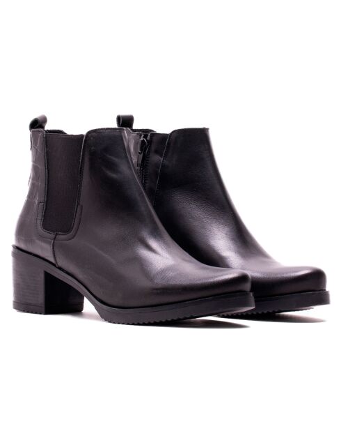 Chelsea Boots en Cuir Tracy noires