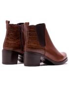 Chelsea Boots en Cuir Tracy marron