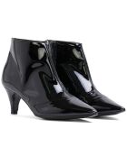 Bottines en Cuir Verni Janis noires - Talon 5 cm