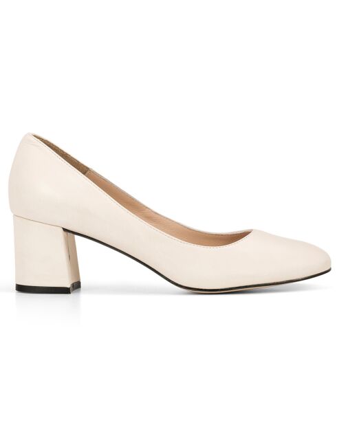 Trotters en Cuir Alyce blancs