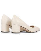 Trotters en Cuir Alyce blancs