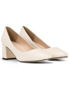 Trotters en Cuir Alyce blancs