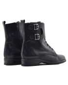 Schwarze Lederstiefel Kate